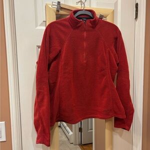 Patagonia Women's Capilene 1/4 Zip Fleece Pullover - Red - Size XL